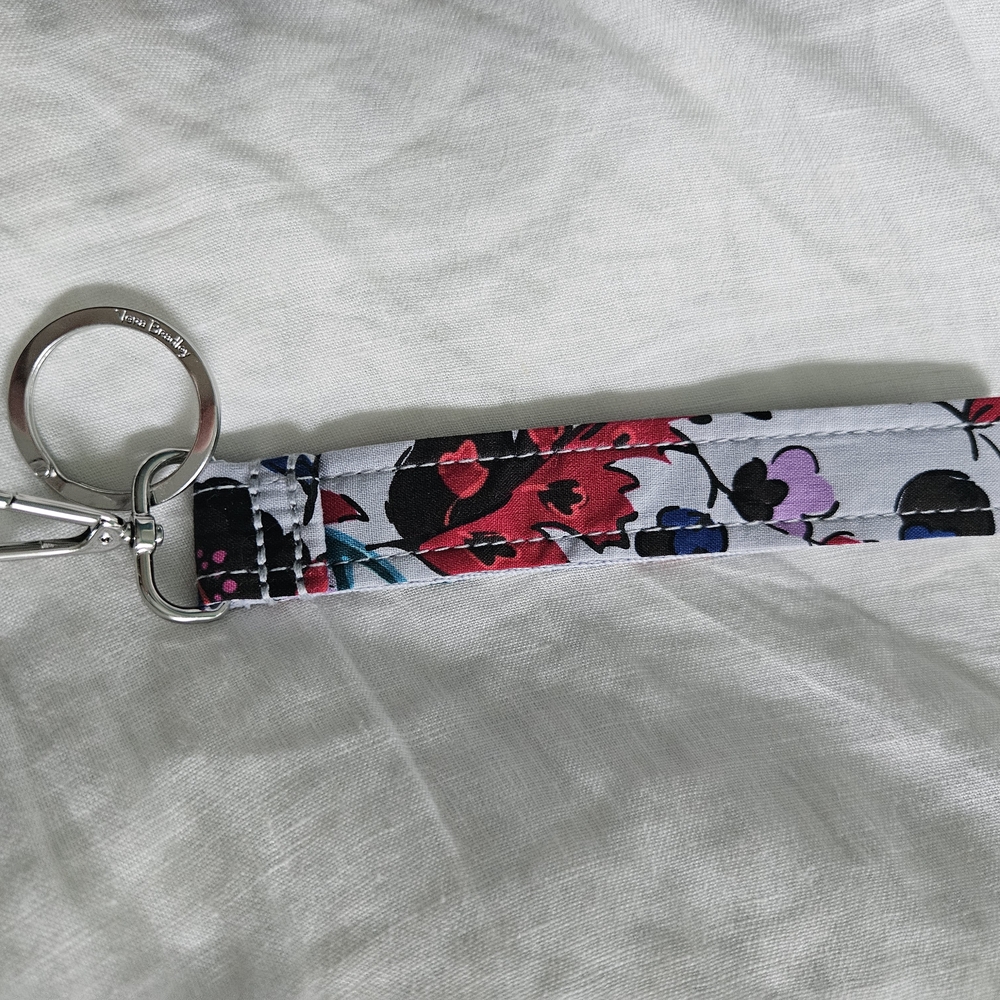 Vera Bradley Multicolor Floral Keychain Wristlet